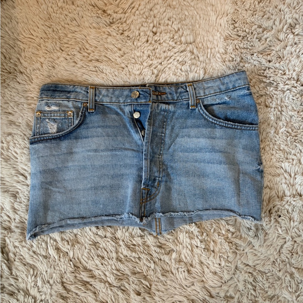 EB Denim Mini Skirt